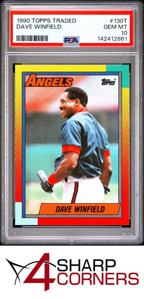 1990 Topps Traded #130T Dave Winfield Angels Hof Psa 10New cards listed daily! Check back often!