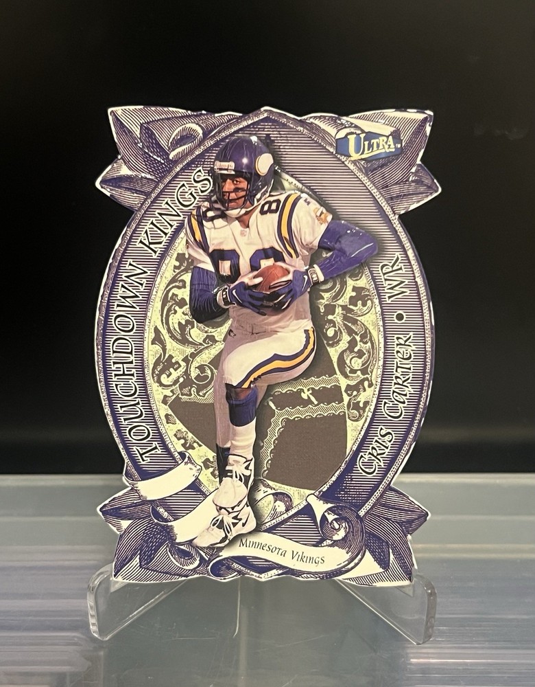 1998 Fleer Ultra Touchdown Kings - Cris Carter #6 Die Cut Minnesota Vikings