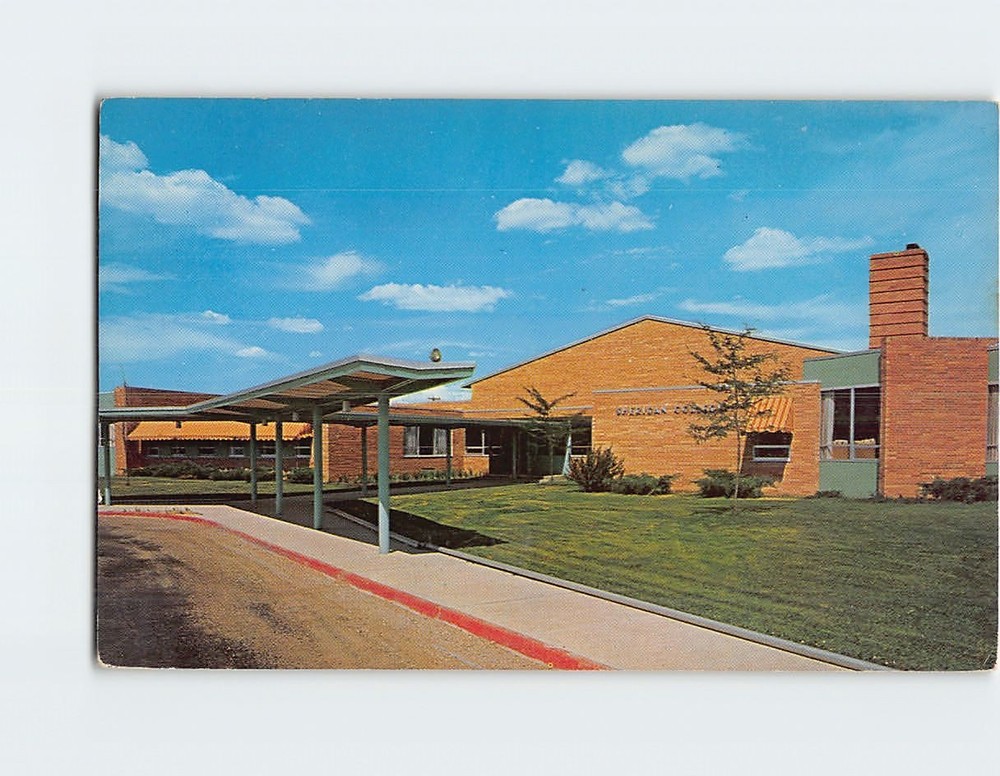 Postcard Sheridan College Wyoming USA