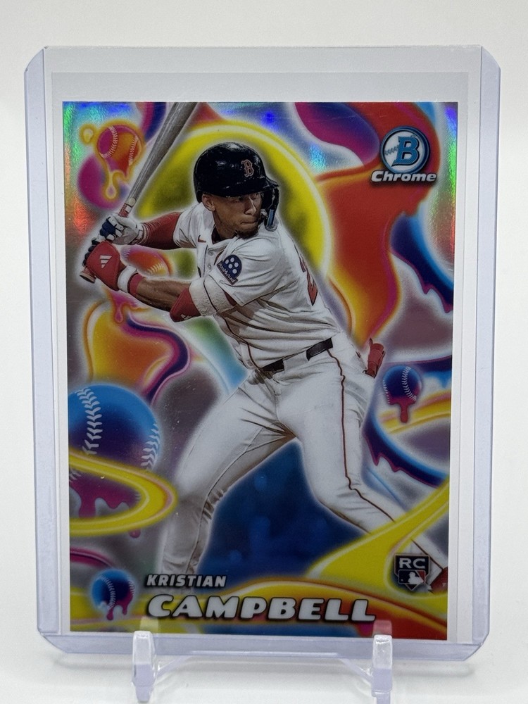 Kristian Campbell 2025 Bowman Chrome #MM-2 Boston Red Sox Melt Mashers