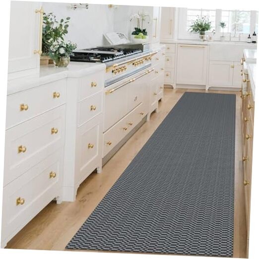 Washable Non-Slip 3x14 ft Kitchen Runner Rug with Rubber Backing