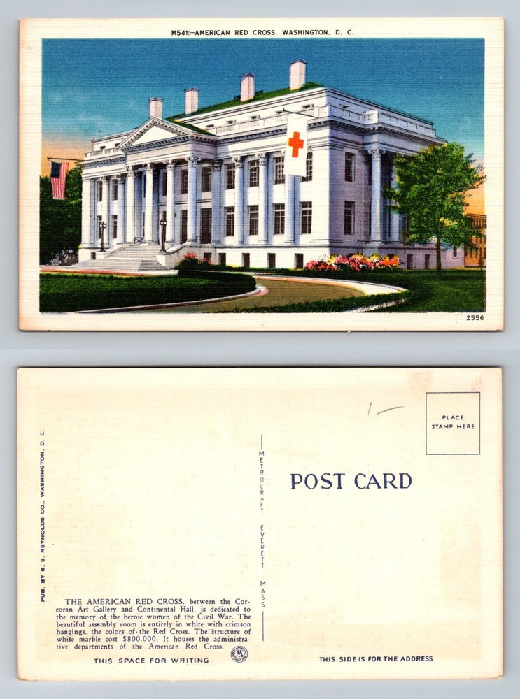 Washington, DC-District of Columbia American Red Cross Building Vintage Postcard