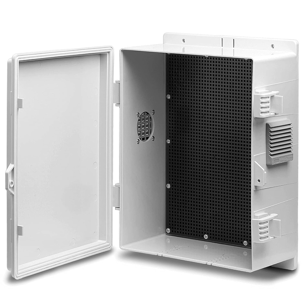 Outdoor Electrical Junction Box, ABS Water Resistant Enclosure with Internal Mou-image