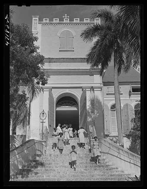 Photo:Charlotte Amalie Saint Thomas Virgin Islands Christmas Church 1941
