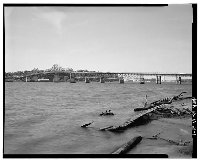 MacArthur Bridge,Highway 34,Burlington,Des Moines County,Iowa,IA,HABS