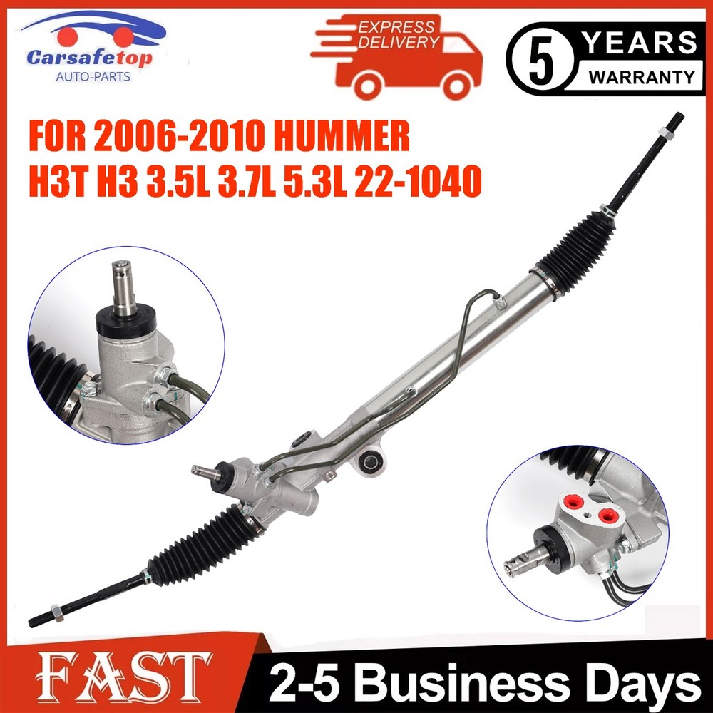 Power Steering Rack and Pinion For 2006-2010 Hummer H3 H3T V8 5.3L L5 3.5L/3.7L-