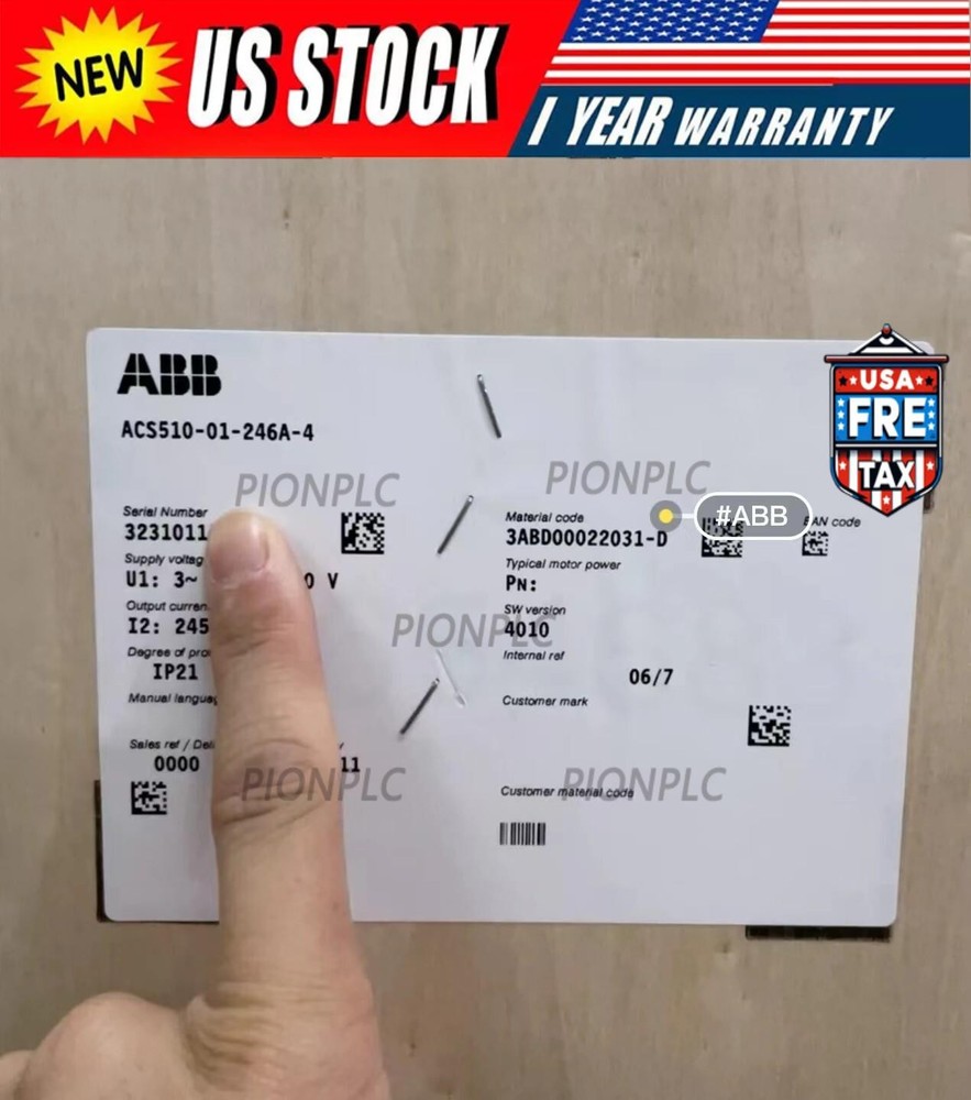 ACS510-01-246A-4 brand new ABB frequency converter with box No Keypad