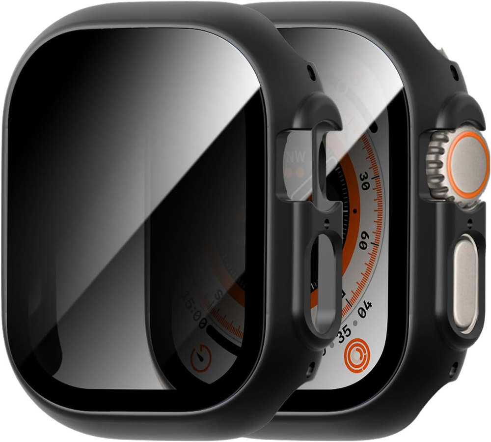 2 Pack for Apple Watch Ultra 2 Ultra Privacy Screen Protector Case 49Mm, Unti-Sp