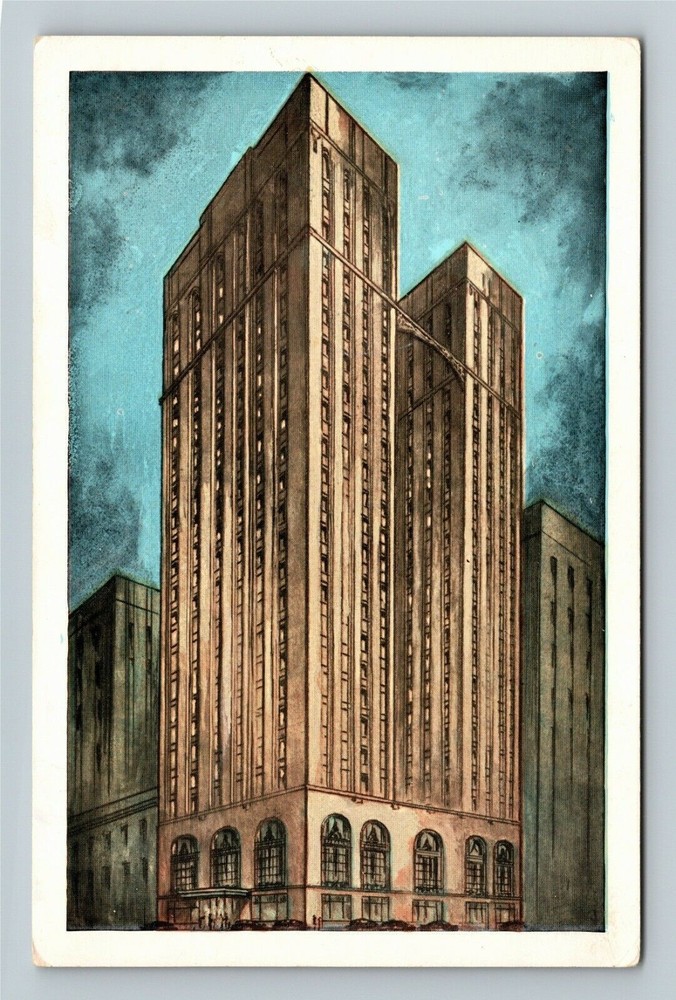 Pittsburgh PA-Pennsylvania, The Pittsburgher Hotel Antique Vintage Postcard