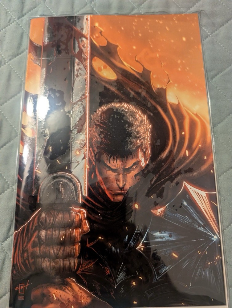 Berserk Guts Art Book Jonathan Uribe C2E2 Exclusive  Embossed W/COA