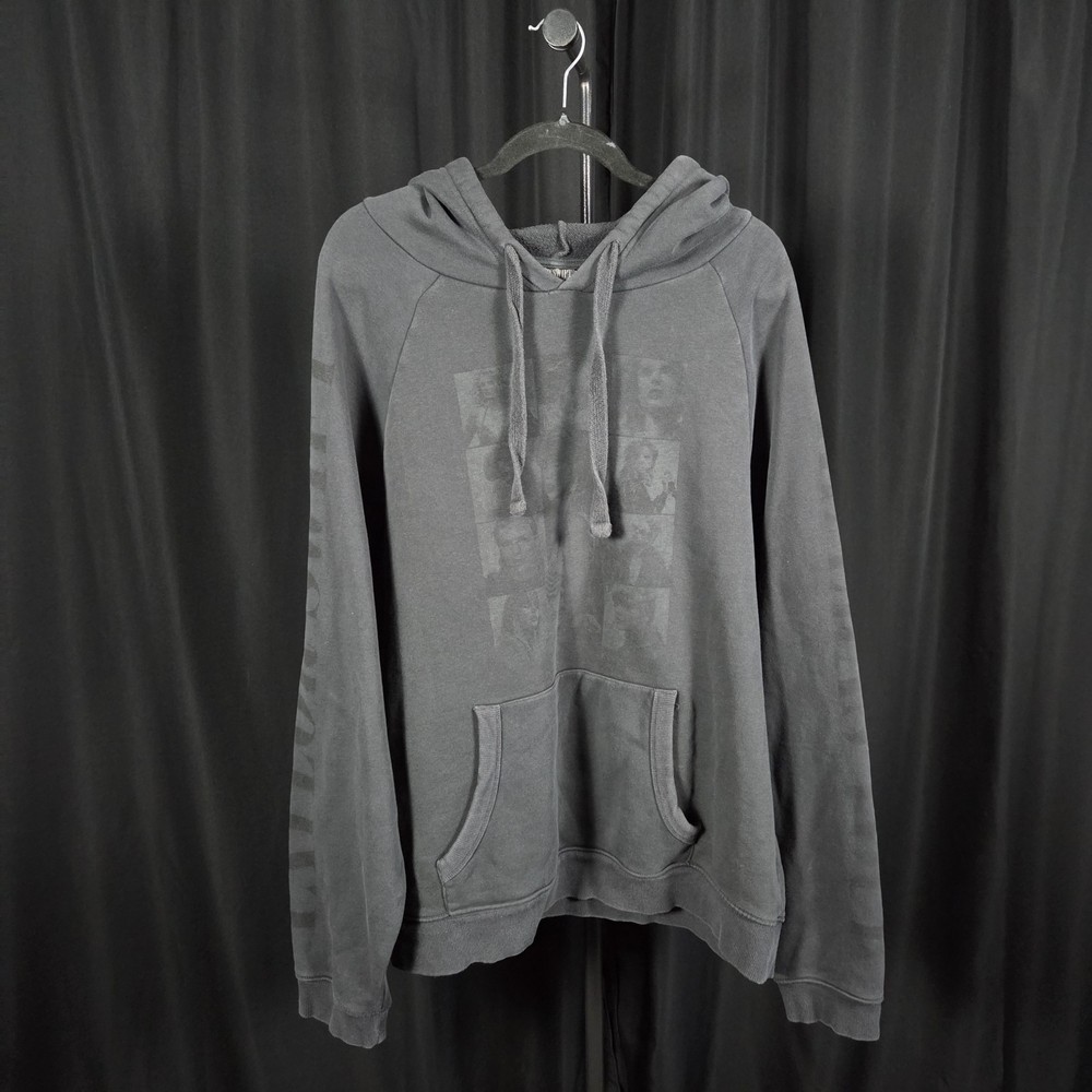 Taylor Swift Hoodie Size XL Gray The Eras Tour Official Merch Sweatshirt FADED