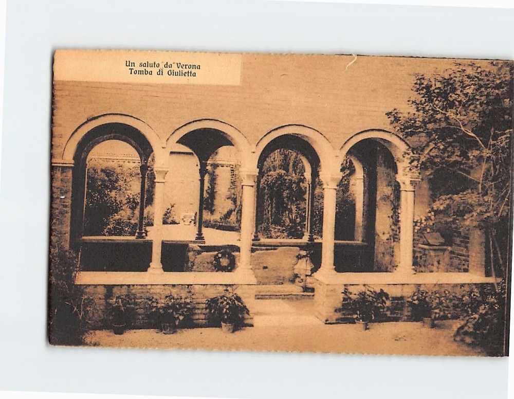 Postcard Tomba di Giulietta Verona Italy