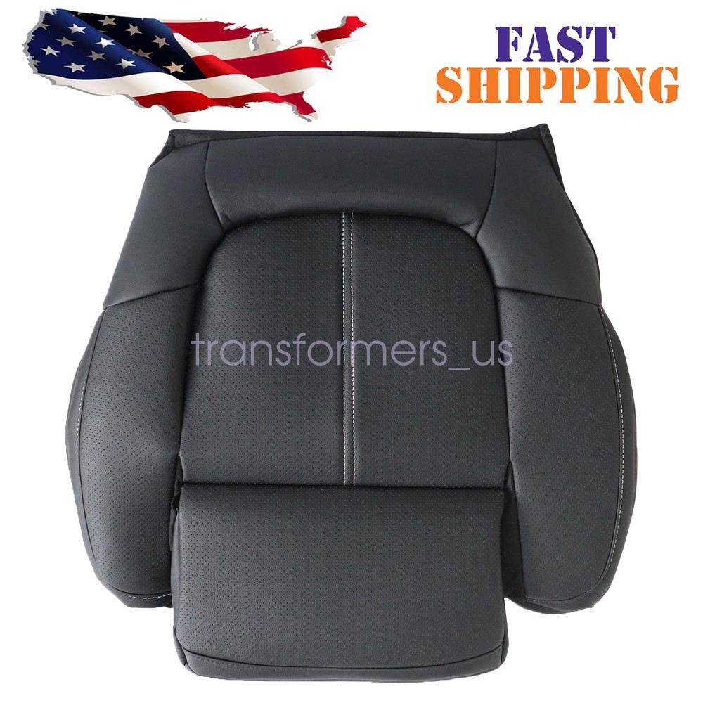 Fits 2011–2018 Porsche Cayenne 958 Driver Bottom Seat Cover Replacement – Black