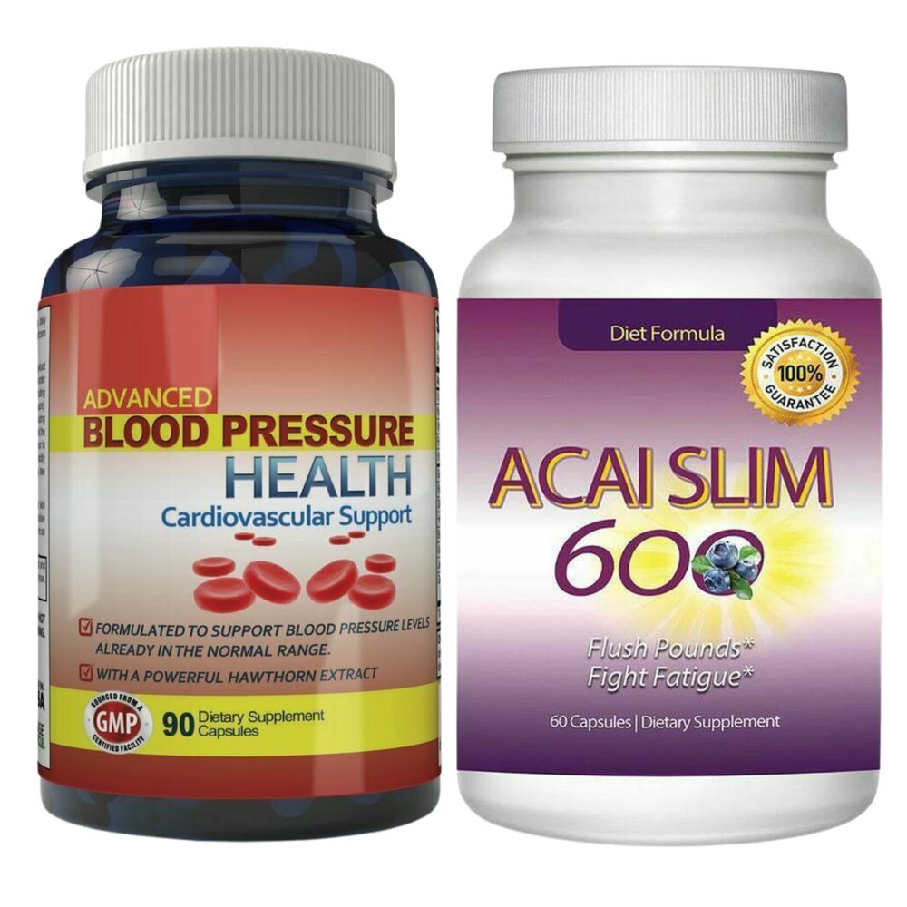 Blood Pressure Support Heart Health Acai Slim Berry Weight Loss Supplement-image