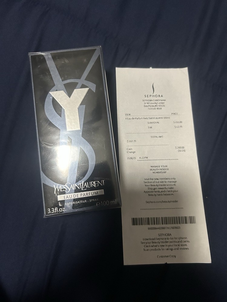 Yves Saint Laurent Y Eau de Parfum Spray, Regular Size 3.3 fl oz