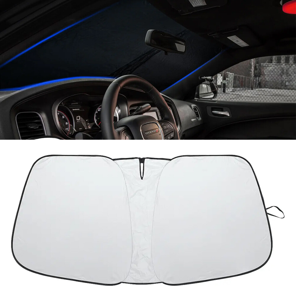 Fit Dodge Charger 2011-2024 Front Window Sun Visor Protector Windshield Sunshade