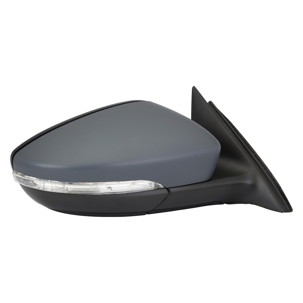 Unpainted Passenger Side Door Mirror With Memory 128-65544R