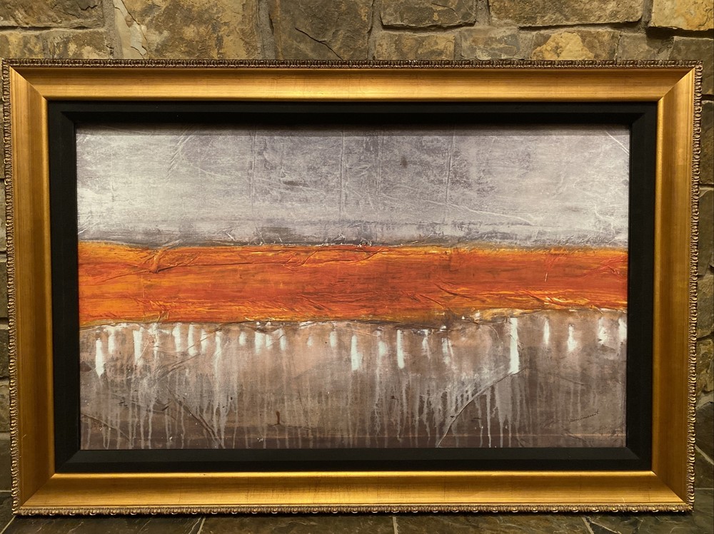 Vision Art Custom Frame For 55'' TVs With Harry Gruenert Abstract Print-image