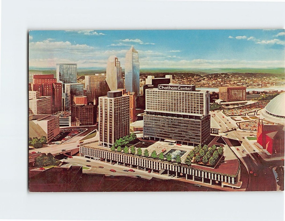 Postcard Chatham Center Pittsburgh Pennsylvania USA