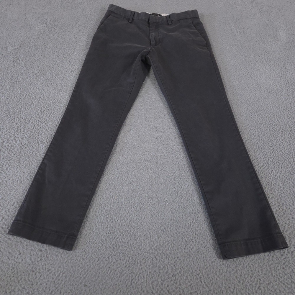 Banana Republic Pants Men 31x32 Gray Aiden Slim Rapid Movement Chino Stretch Leg