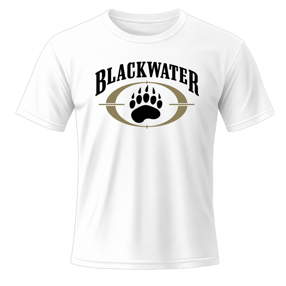 Blackwater Tactical Bear Paw Men's White Graphic T-Shirt FR