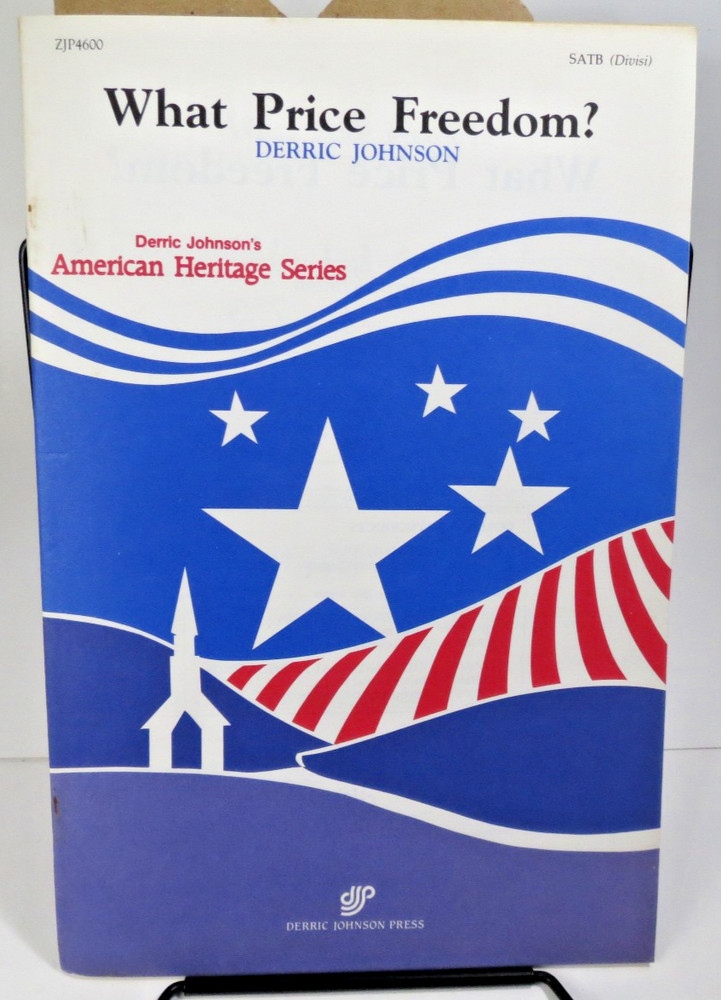 What Price Freedom?  Vintage SATB (Divisi)  Piano Sheet Music 1973