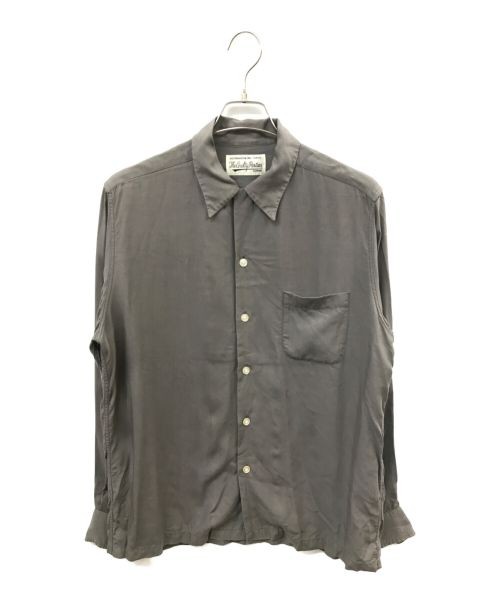 Wacko Maria Lightweight Lyocell Open Collar Shirt Size L Relaxed Fit