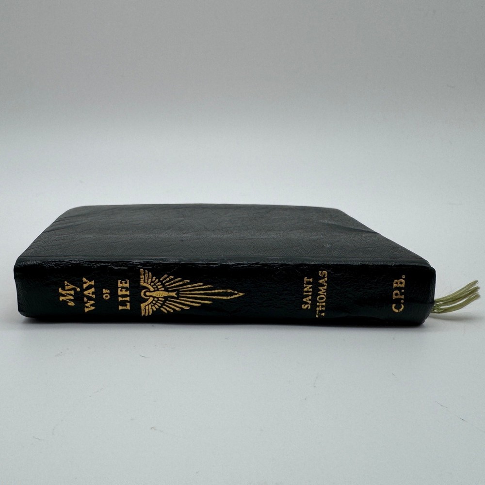 1952 My Way of Life: Pocket Edition of St. Thomas Book Summa Simplified