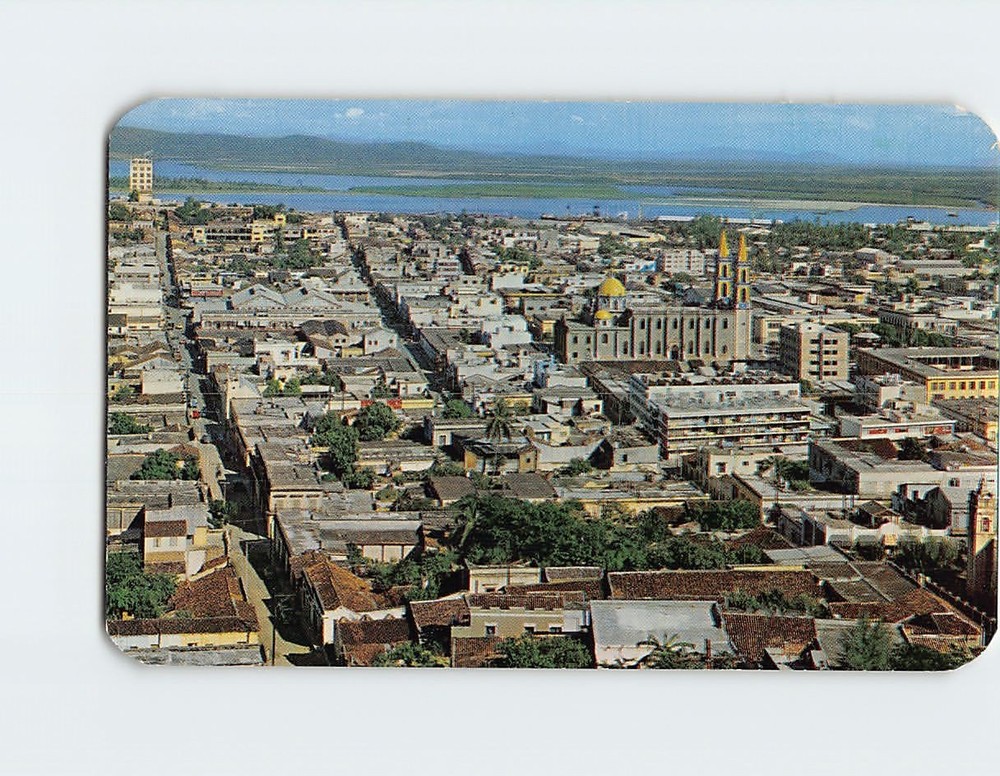 Postcard Panoramic View of Mazatlan Mexico