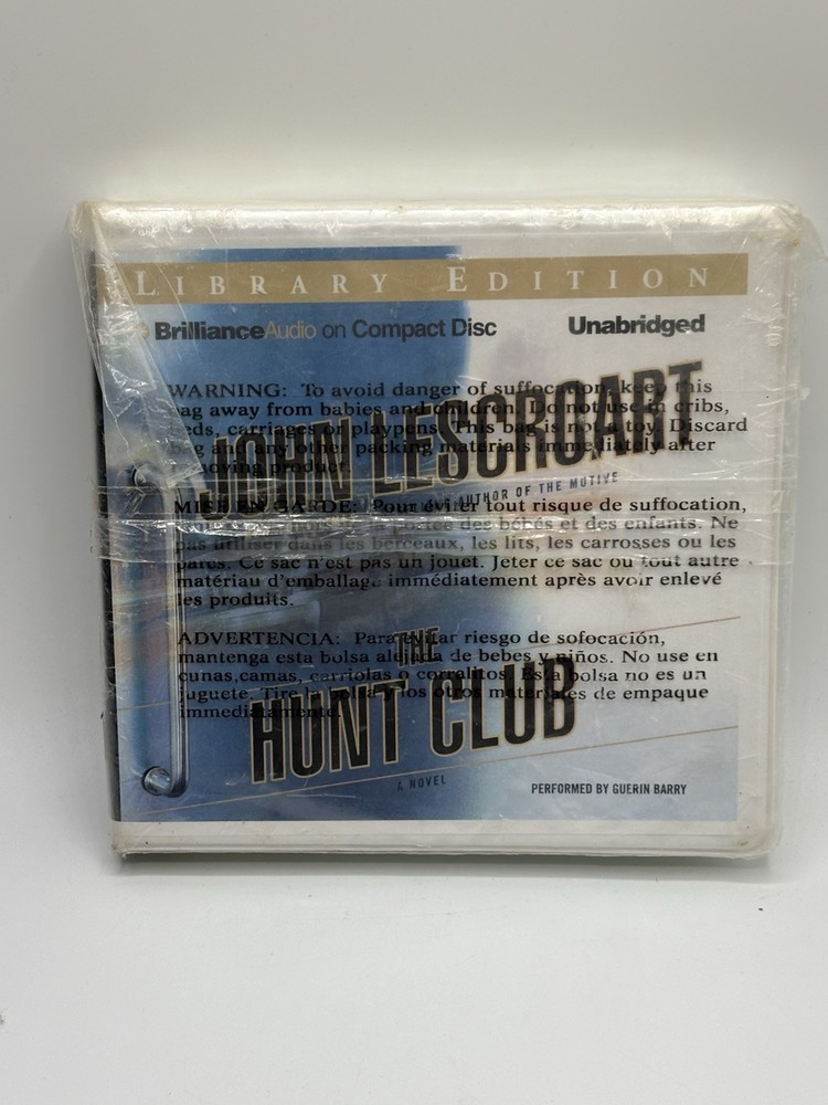 The Hunt Club (Wyatt Hunt Series) (AUDIO CD) NEW. LIBRARY EDITION