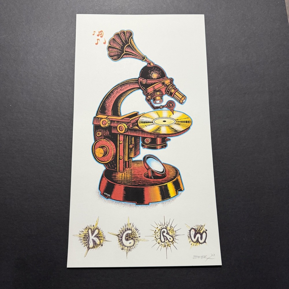EMEK KCRW Handbill Victrolascope Concert Poster Art Print Signed #/ed