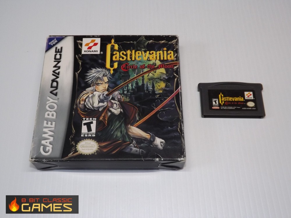 Castlevania Circle of the Moon - GAME & BOX -  NINTENDO Gameboy Advance - 56a