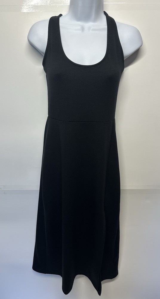 Leith Black Tank A-Line Dress Women’s M Scoop Neck Sleeveless Casual