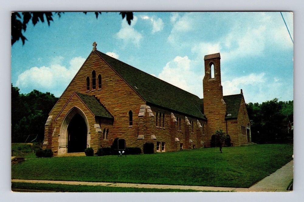 Portsmouth OH-Ohio, Manly Methodist Episcopal Church, Vintage Souvenir Postcard