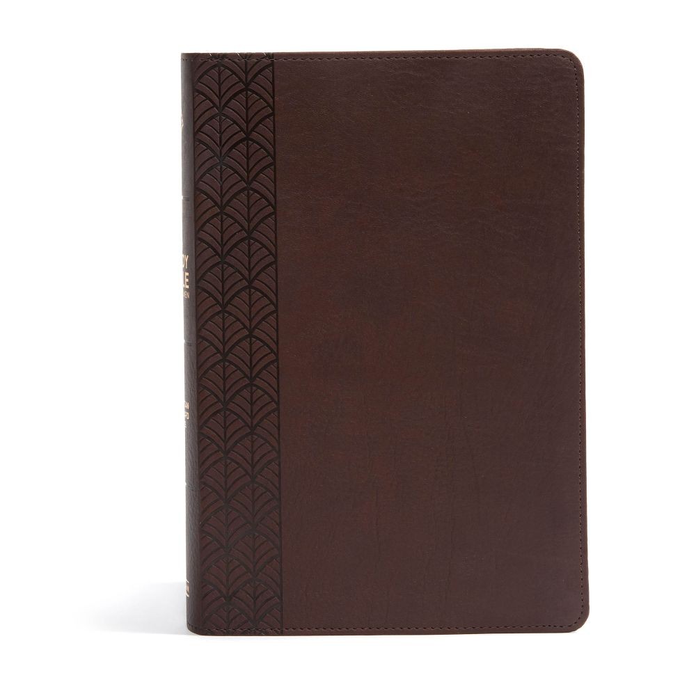 CSB Study Bible for Women in Chocolate LeatherTouch Indexed Faithful and True by Rhonda Harrington Kelley 2018 Imitation Leather