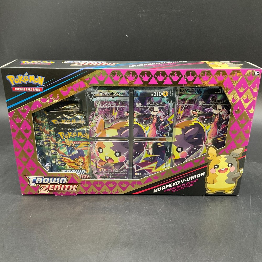 Pokemon TCG Crown Zenith Morpeko V-Union Playmat Collection SEALEDPROBSTEIN is actively accepting consignments !!