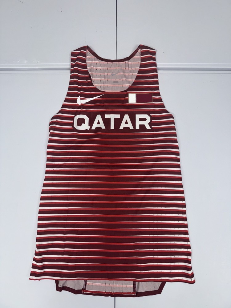 Nike Pro Elite Qatar Track & Field Running Singlet Tank Men's S CI8115-XXX