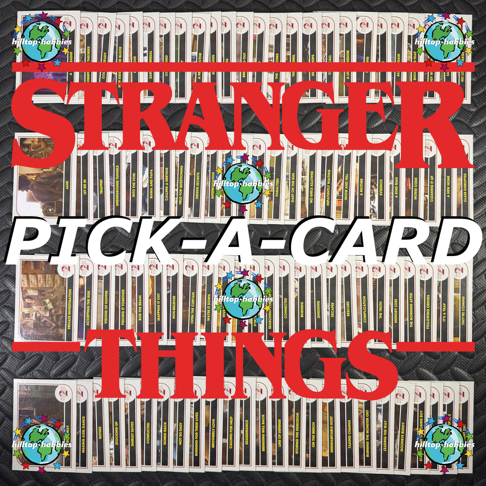 TOPPS 2019 STRANGER THINGS SEASON 2 PICK-A-CARD BASE/CHARACTER/STICKERS/SCENES