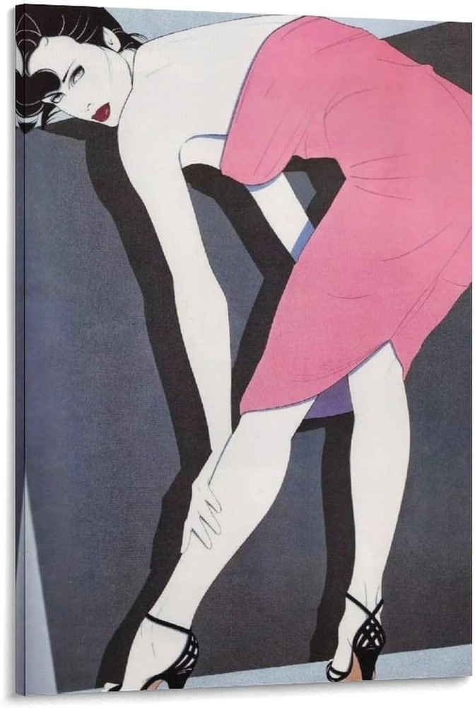 Patrick Nagel Art Print Poster Aesthetic Wall Decor 24x36 Unframed