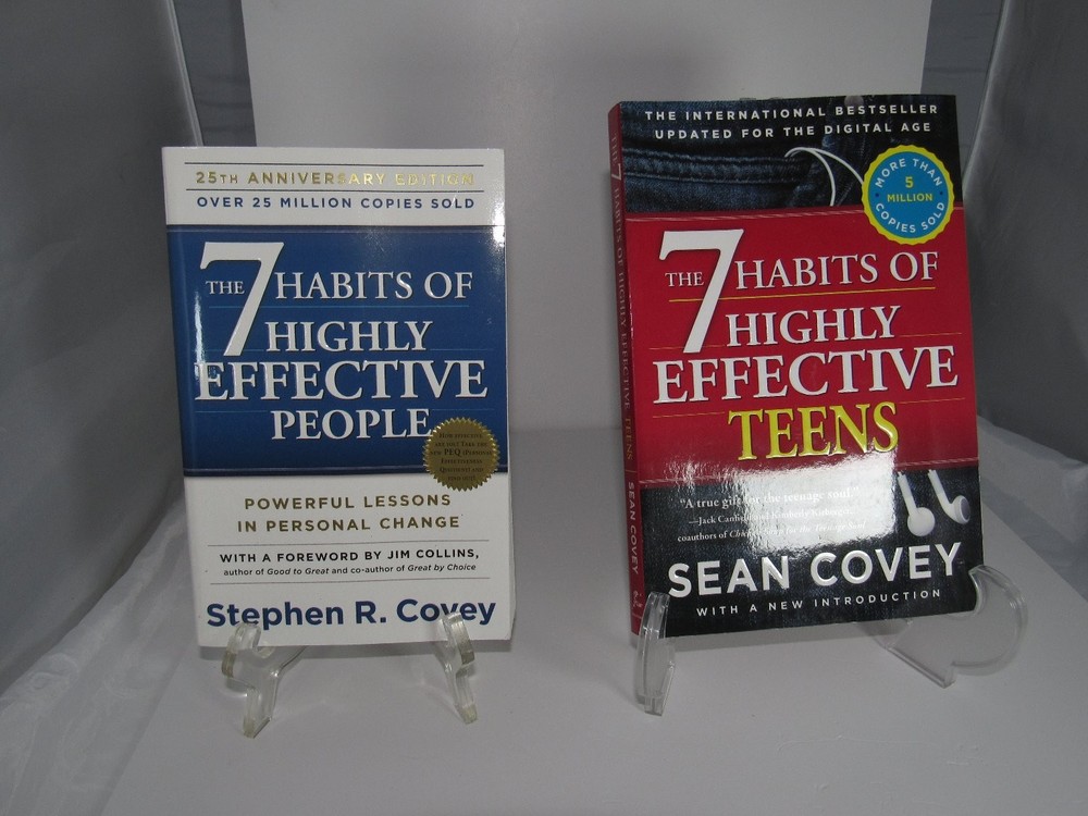 The 7 Habits of Highly Effective People Stephen R Covey 25th Ed Self Help - LOT