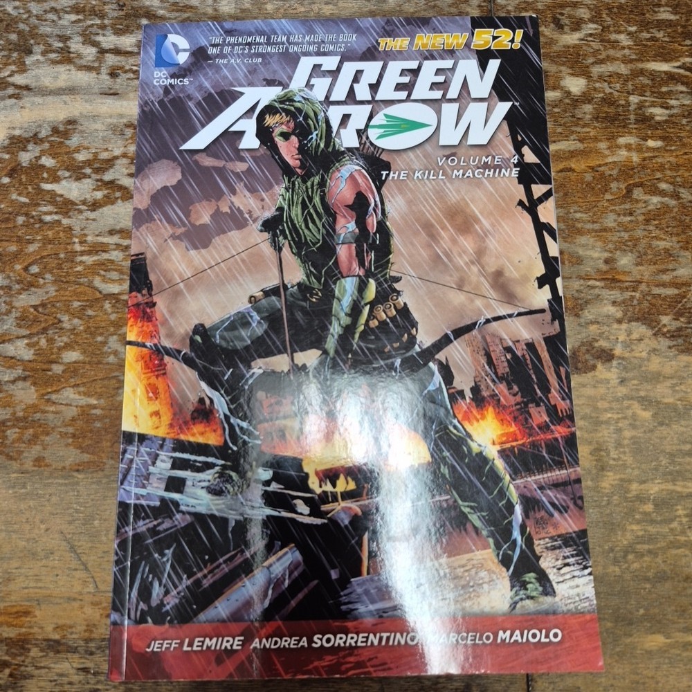Green Arrow New 52 Vol 4 The Kill Machine Dc Comics Tpb Book Graphic Novel