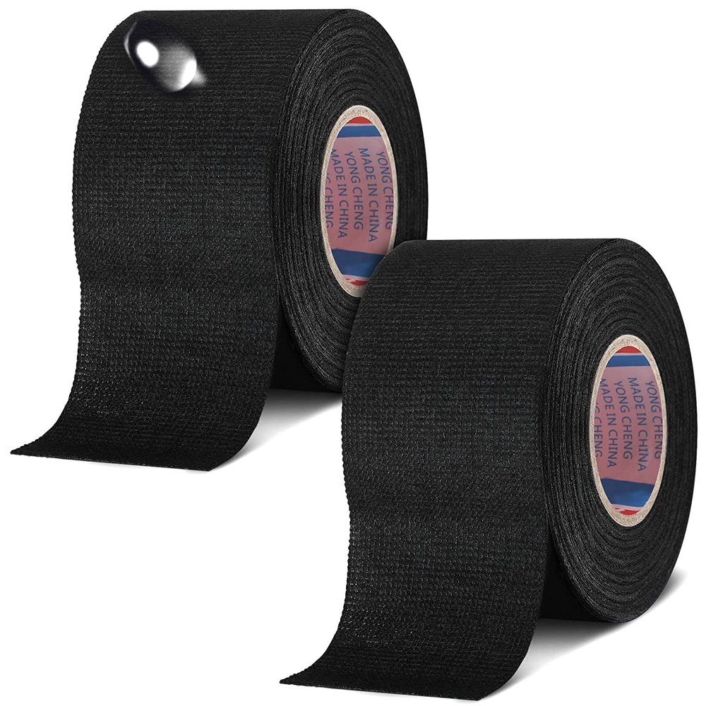 2 Rolls Wire Harness Cloth Tape, Automotive Electrical Heat Insulation & Noise R
