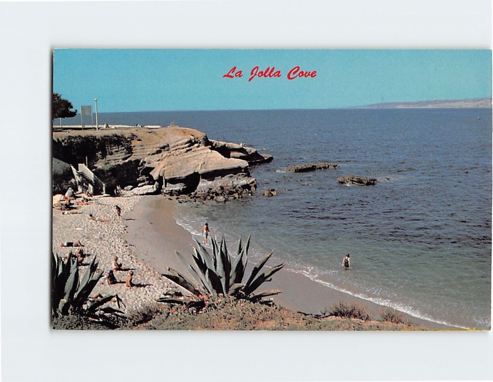 Postcard La Jolla Cove San Diego California