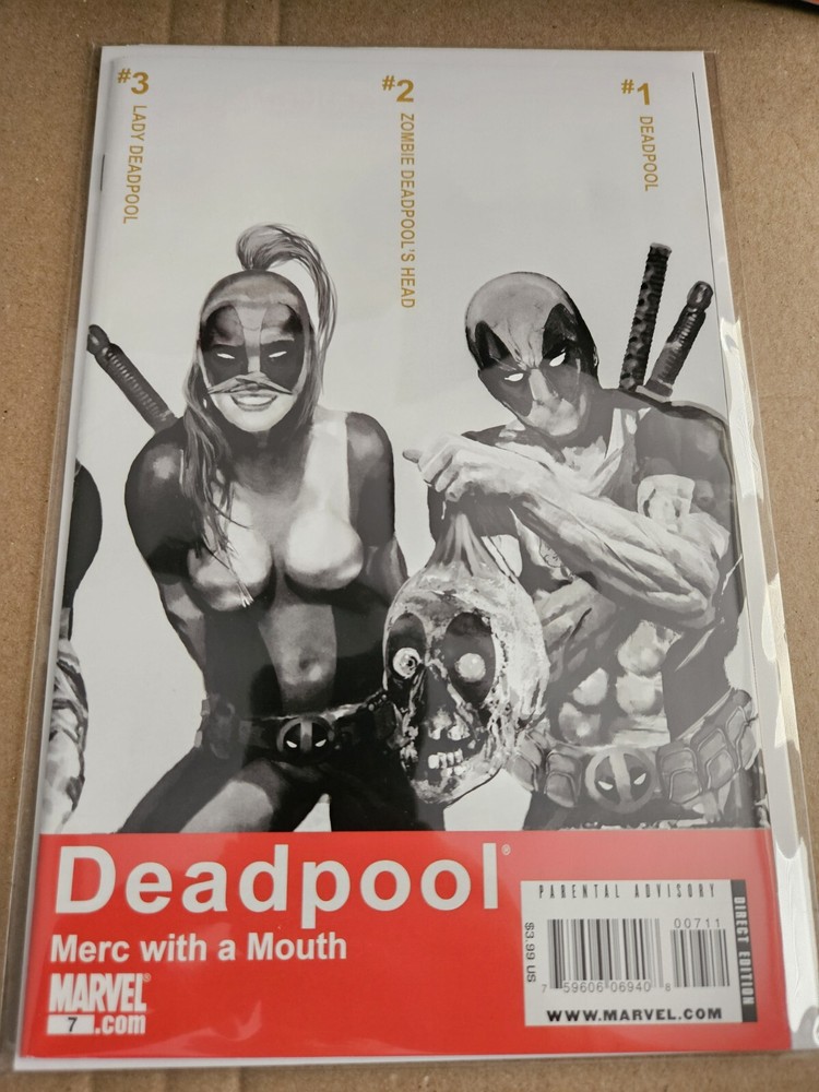 Deadpool Merc With A Mouth #7 NM 9.4 🔑 1st App Of Lady Deadpool  Marvel