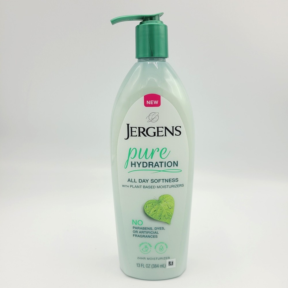 Jergens Pure Hydration Plant-Based Moisturizing Lotion 13 fl oz Fast Shipping