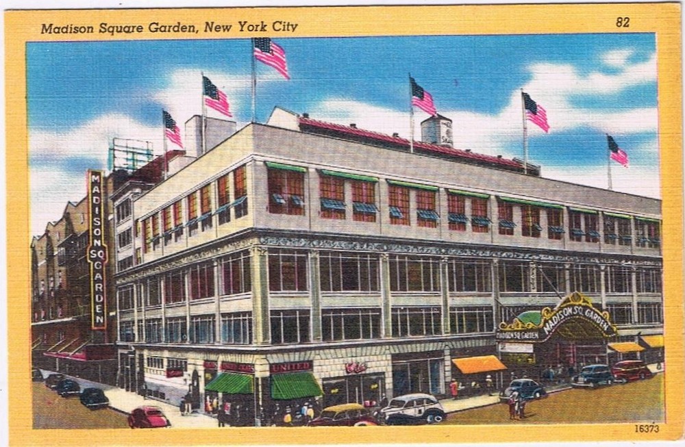 Postcard Madison Square Garden New York City NY