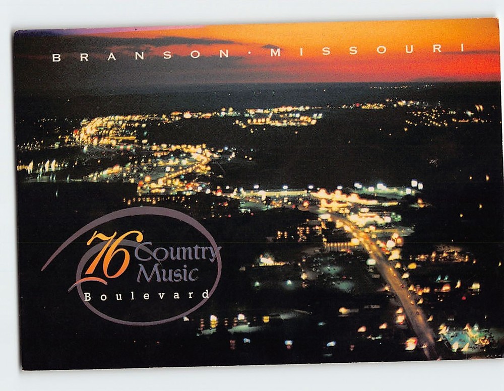 Postcard Aerial View 76 Country Boulevard Branson Missouri USA