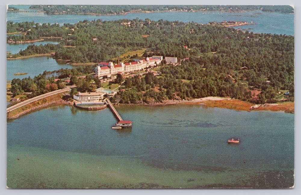 Postcard The Wentworth By The Sea Newcastle Near Portsmouth Aerial View c1971