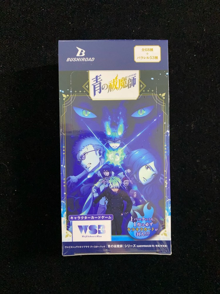 2025 Weiss Schwarz Blau TCG JPN Blue Exorcist Booster Sealed Box 10 Packs a YV34