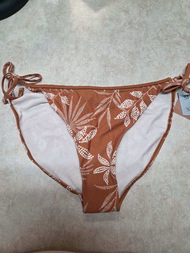 New Shade & Shore Bikini Bottom. M (8-10). Terracotta.  NWT.          #298